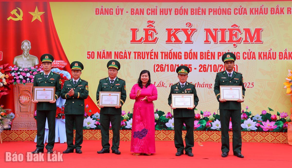 Đồn Biên phòng Cửa khẩu Đắk Ruê kỷ niệm 50 năm Ngày truyền thống