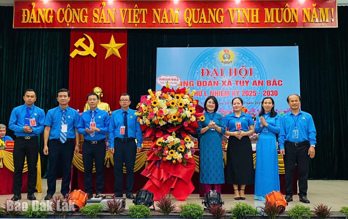 Đại hội Công đoàn xã Tuy An Bắc lần thứ I, nhiệm kỳ 2025-2030