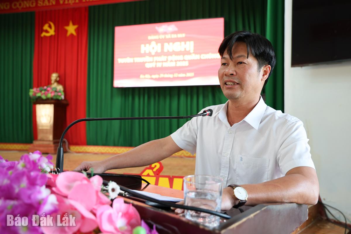 Xã Ea Kly: Đẩy mạnh thực hiện bảo đảm an ninh trật tự dịp Tết dương lịch 2026 và Tết Nguyên đán Bính Ngọ