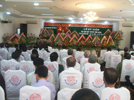 Quang cảnh buổi lễ.