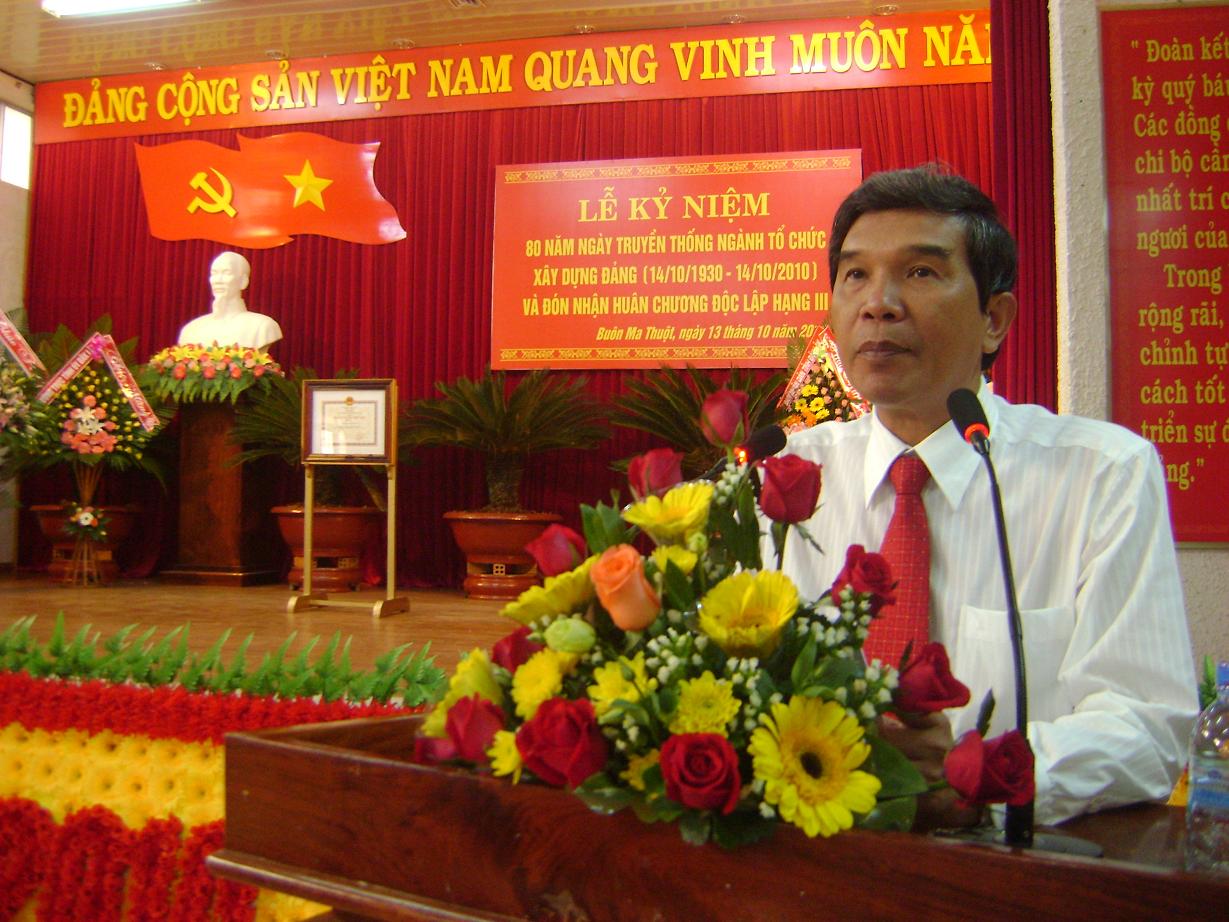 Đồng chí Hoàng Trọng Hải phát biểu tại buổi lễ