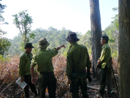 Bàn kế hoạch "tác chiến" cho chuyến đi rừng.