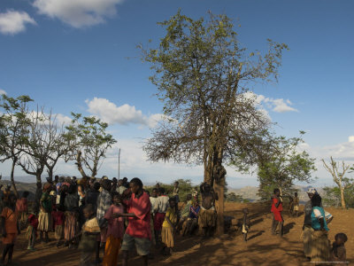 Cảnh và người Konso (Ethiopia). Ảnh: Art.com