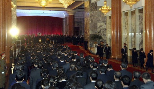 Quang cảnh tang lễ