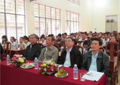 Các đại biểu tham dự Lễ gặp mặt các thành viên đội tuyển