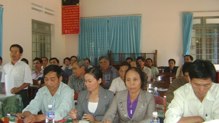 ác đại biểu về tham dự Hội nghị