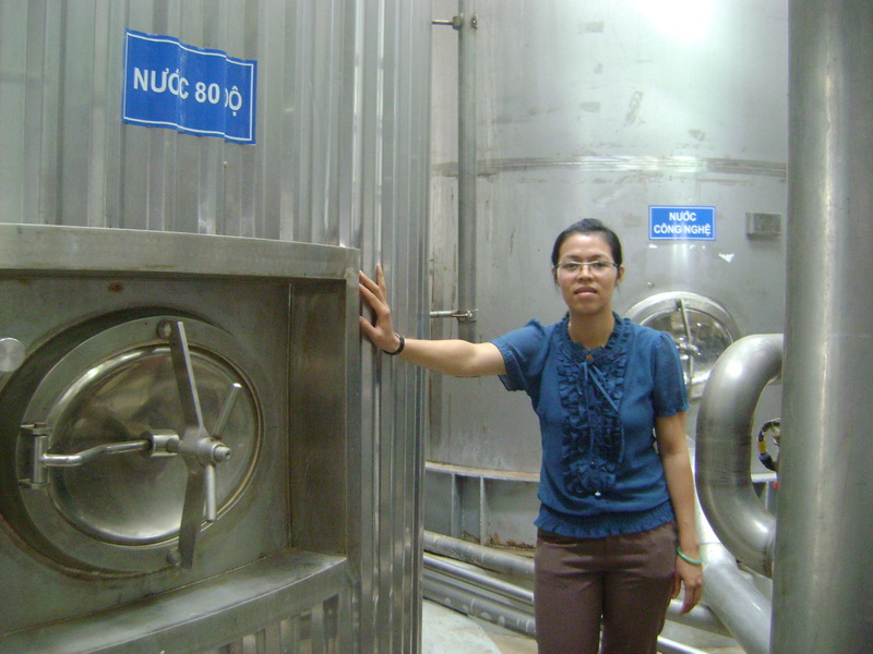 Đoàn viên Tôn Nũ Phương Vi giới thiệu giải pháp