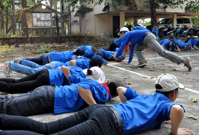 Các đội chơi thể hiện sự quyết tâm rất cao