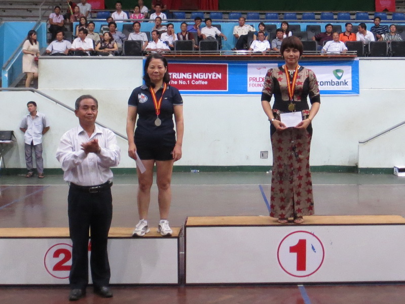 Nội dung đơn nữ môn bóng bàn: Nhất: Trần Vũ Huyền Nhung (Dak Lak), Nhì: Nguyễn Thanh Phương (Bình Định), Ba: Bùi Thị Thanh Xuân (Dak Lak)