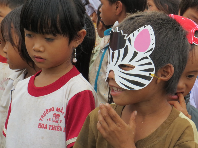 NIềm vui khi được tham gia các trò chơi Trung thu