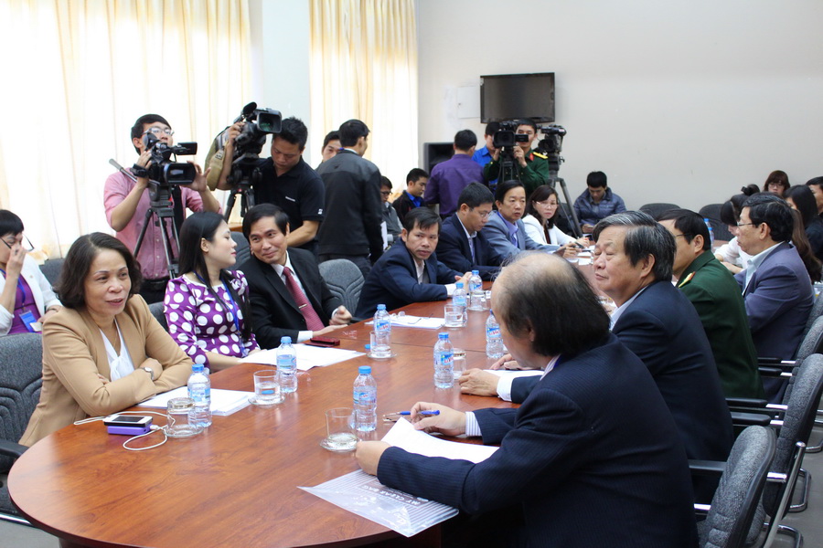 Buổi họp báo đã thu hút sự quan tâm của lãnh đạo tỉnh và các sở ban ngành