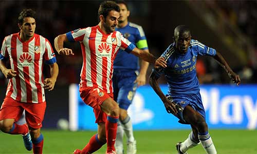 Chelsea (áo xanh) sẽ có chuyến làm khách khó khăn tại Tây Ban Nha