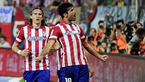 Atletico Madrid đang chơi tưng bừng trên cả hai mặt trận Champions League và La Liga