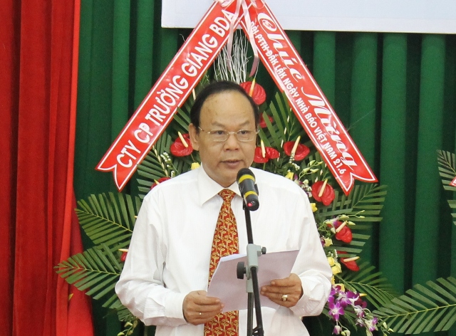 Ông Tô Thanh Bình, Giám đốc Đài Phát thanh - Truyền hình tỉnh, nhận xét đánh giá các tác phẩm tham gia Liên hoan