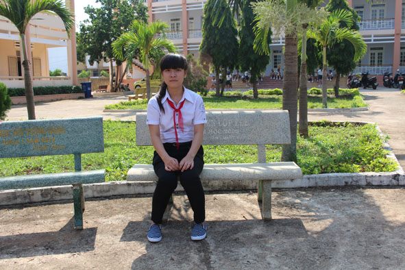 Liên đội trưởng giàu nghị lực Trương Thị  Như Lý.