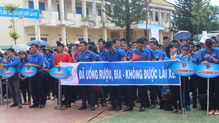 Đông đảo đoàn viên thanh niên tham dự Ngày hội