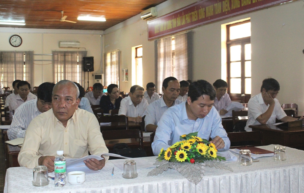 Các đại biểu tham dự cuộc họp.