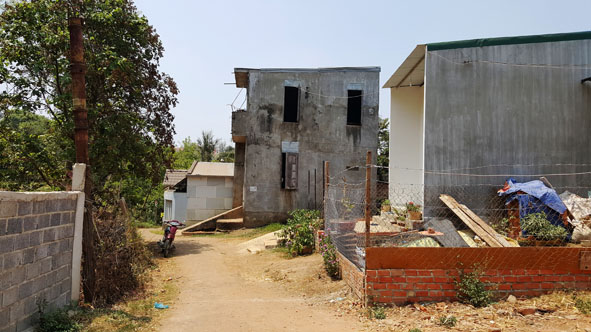 Vẫn còn nhiều khu vực trong thành phố nhà xây dựng không theo quy hoạch.