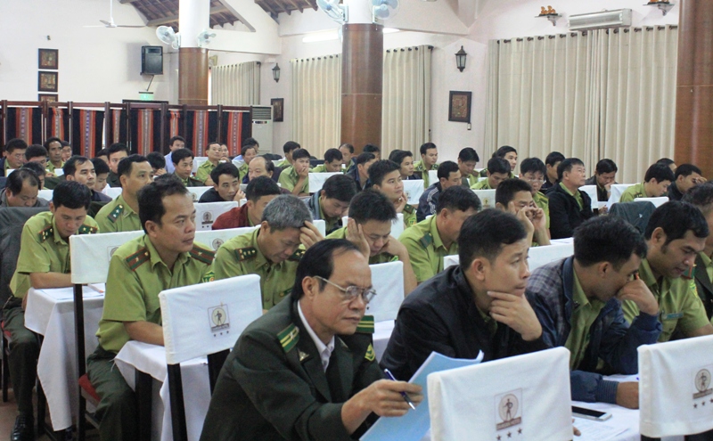 Các học viên tham dự lớp tập huấn