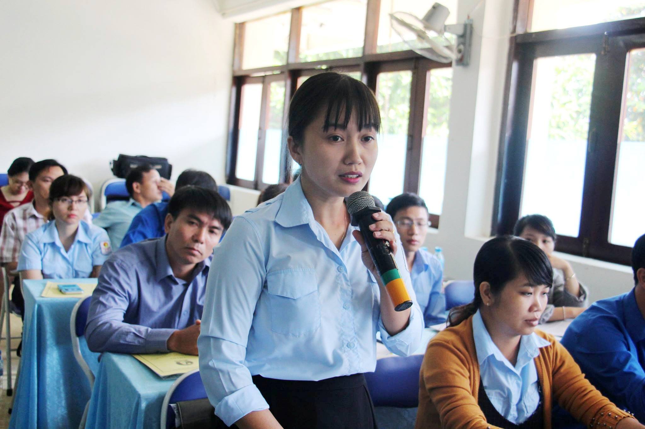 Đại biểu tham gia đóng góp ý kiến tại hội nghị