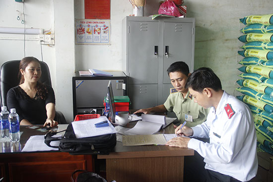 Đoàn kiểm tra về thủ tục hành chính