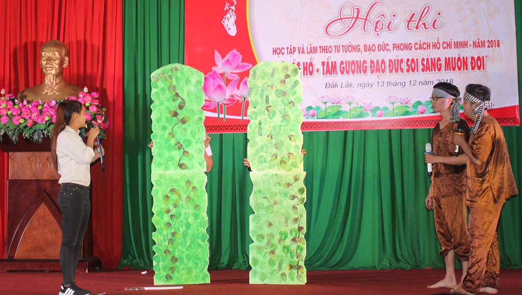 Phần thi giới thiệu của Đoàn khoa Nông - Lâm nghiệp