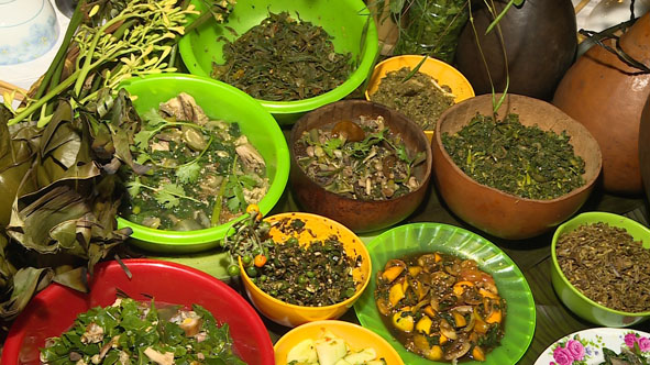 Những món ăn đậm chất núi rừng của người Êđê. 