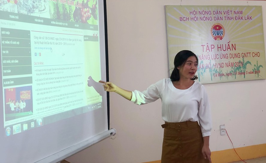 hướng dẫn sử dụng Cổng thông tin điện tử của Hội Nông dân tỉnh