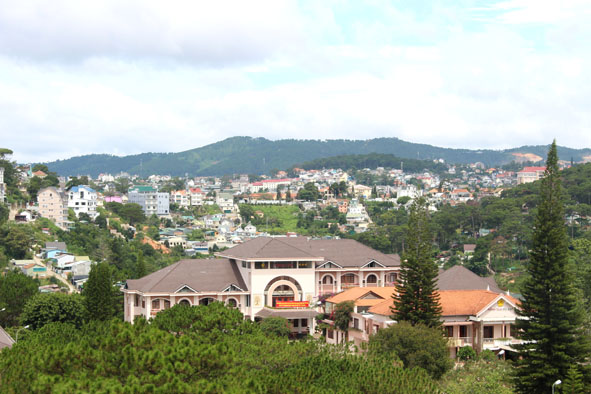 Một góc TP. Đà Lạt.