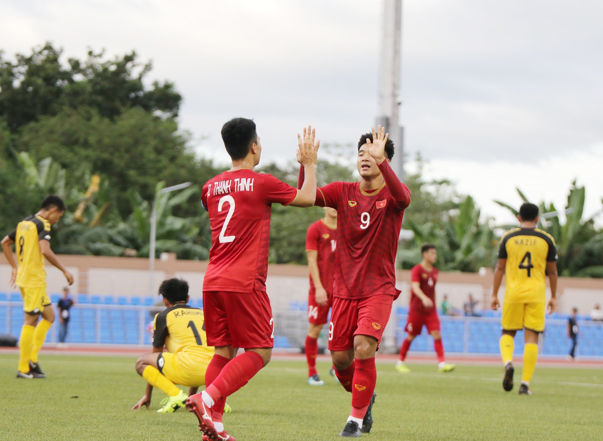 Chiến thắng trước U22 Brunei là bước chạy đà hoàn hảo cho thầy trò HLV Park Hang-seo trong chiến dịch chinh phục tấm Huy chương Vàng tại SEA Games 30. Ảnh: Internet