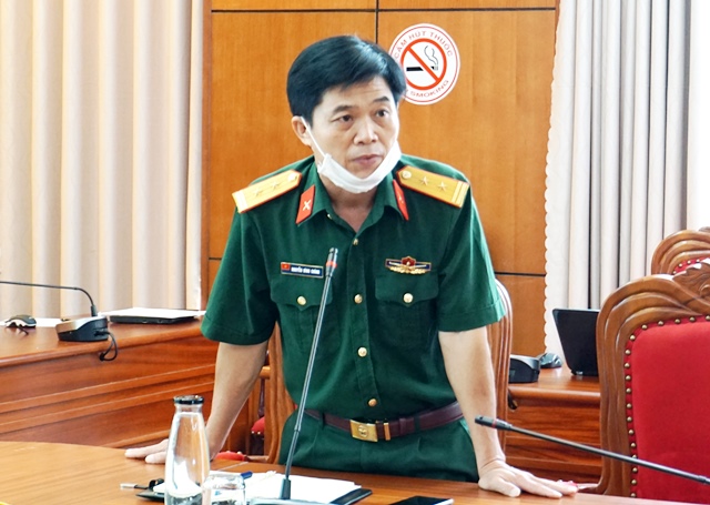 Đại diện Tập đoàn Viễn thông Quân đội phát biểu tại hội nghị.