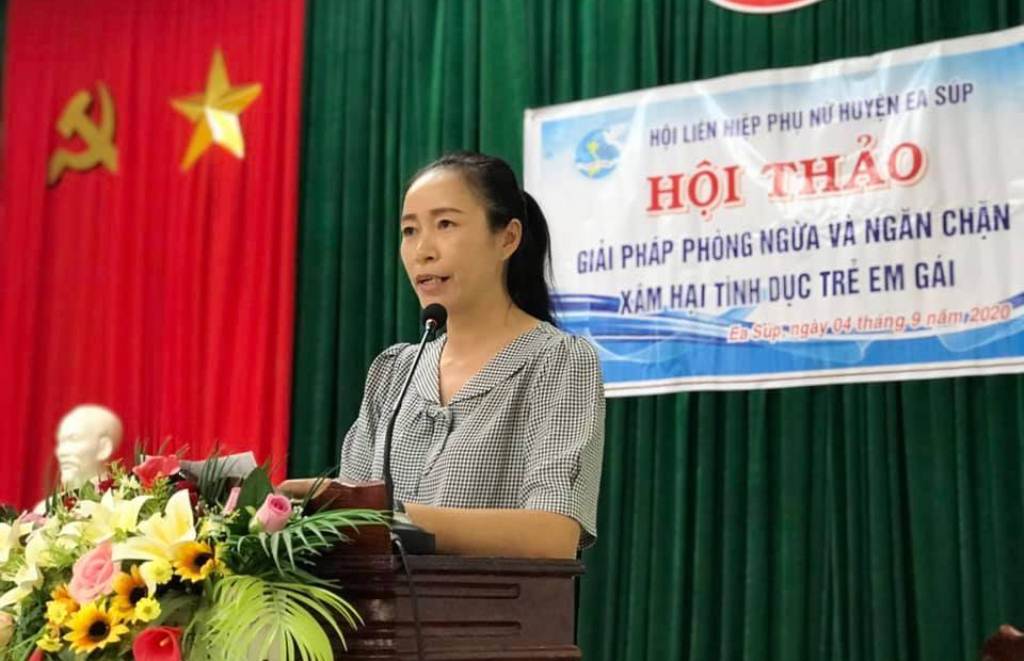 Chủ tịch Hội LHPN huyện Ea Súp