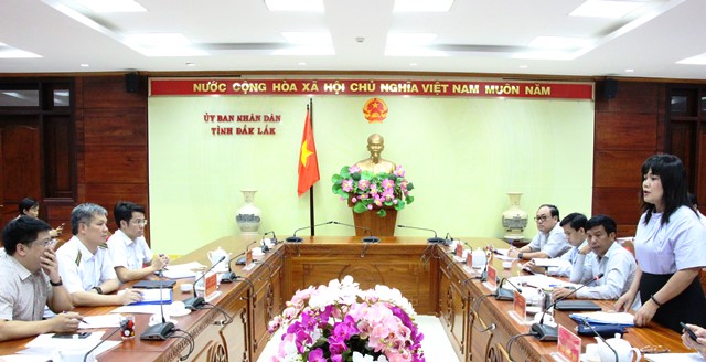 Các đại biểu tham dự buổi làm việc